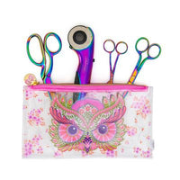 Tula Pink Full Moon Forest II - Hootie Pencil Pouch Project Bag. Size: 10in x 5.5in. - Preorder April 2025