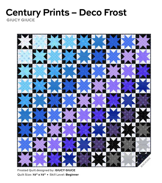 Frosted Quilt KIT - featuring Deco Frost by Giucy Guice