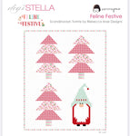 Scandinavian Tomte -  Modern Holiday colorway - 54”x62”