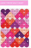 Sweetheart - NEW pattern by Modern Handcraft - we have KITS - Courtney’s Colorway - Small Throw 60”x60”