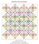 Rainbow Forest Quilt Kit - 93”x93” - Preorder April 2025