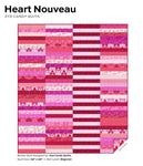 Buster Quilt Kit featuring Heart Nouveau by Eye Candy Quilts 56”x66”