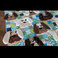 Puppy Kisses Quilt - pattern by Slice of Pi Quilts - printed paper pattern