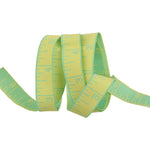 True Colors 2025 RIBBON Measure Twice in Lemon Zest - 5/8" - price per Meter 40”