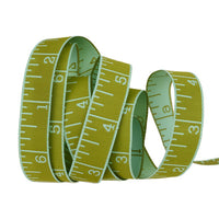 True Colors 2025 RIBBON Measure Twice in Mojito 5/8" - price per Meter 40”  - preorder April 2025