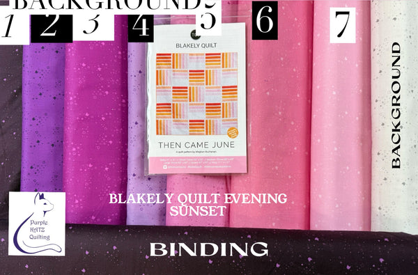 Blakely Quilt - Evening Sunset - Med Throw 69” square